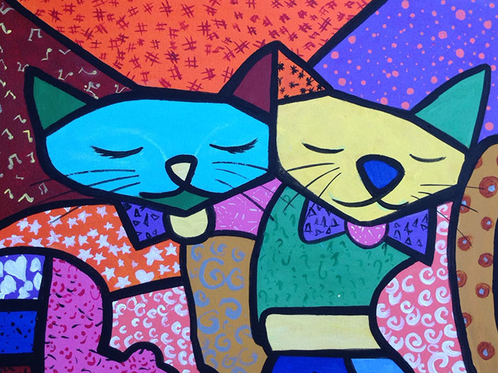 Cats - 40 x 50 cm - AST